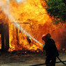 В Одессе горит здание облсовета профсоюзов