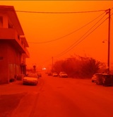 То ли ад, то ли Марс: остров Крит накрыла пыльная буря