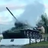 В Нижегородской области на постаменте задымился Т-34