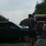 В сети появилось видео с места ДТП с участием автомобилей службы охраны Зеленского