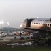 СК опубликовал видео с места аварийной посадки самолёта в Шереметьево