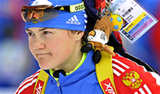 Юрлова взяла золото в индивидуальной гонке на ЧМ по биатлону