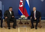Путин встретился с Ким Чен Ыном на космодроме Восточный