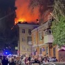 В Ростове-на-Дону загорелся многоэтажный дом из-за падения беспилотника