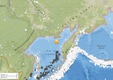 В Охотском море зарегистрировано землетрясение магнитудой 5,0