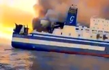 После пожара на пароме в Ионическом море пропали 11 человек