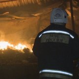 В Москве сгорел автосервис