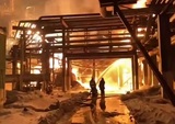 На заводе в Уфе произошёл крупный пожар