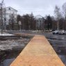 Власти Архангельска объяснили, что за "паркет" выложен на набережной