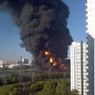 СКР оценил ущерб от пожара на Москве-реке в 68 миллионов рублей