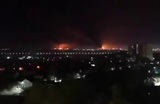 Ночью в Брянске на территории нефтебазы произошел крупный пожар - загорелись сразу два объекта