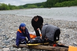 В Якутии спасли 68 туристов, сплавлявшихся по реке