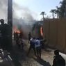 Появилось видео с беспорядками у посольства США в Багдаде