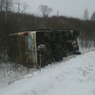Под Шуей перевернулся автобус рейса "Иваново - Пучеж", есть пострадавшие