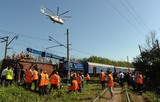 Причиной схода с рельсов поезда в Подмосковье стал выброс пути