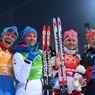 Российские биатлонистки завоевали серебро в эстафете