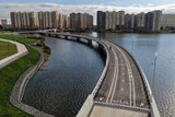 В Люберцах открыли парк «Дружба» с пешеходным мостом через озеро