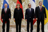 Путин прибыл в Париж на встречу лидеров «нормандской четверки»
