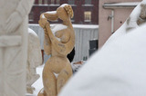 В Санкт-Петербурге выпал первый снег
