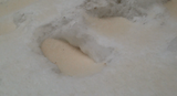 В Саратове выпал снег с примесью песка из Сахары