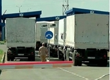Российские грузовики с гумпомощью прибыли в Донецк