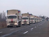 В Донбасс отправился очередной гуманитарный конвой