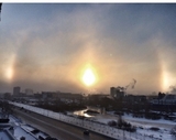 Три солнца взошли над Челябинском во вторник (ФОТО)