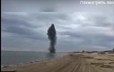 На видео в Анапе сняли взрыв морской мины времен войны