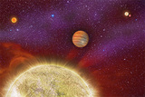 Найдена новая планета с четырьмя солнцами