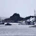 Опубликовано видео с места столкновения фрегата с танкером у берегов Норвегии