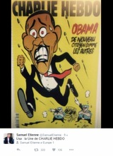 У Charlie Hebdo готова новая обложка, с убегающим Бараком Обамой