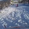 Одесситы по Потемкинской лестнице спускаются на лыжах ВИДЕО