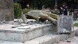 В Крыму неизвестные разбили  памятник Ленину