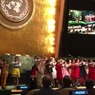 Детский хор из Южной Кореи исполнил "Калинку" в зале Генассамблеии ООН