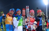 Российские биатлонистки завоевали серебро в эстафете