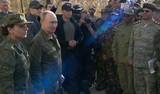 Путин в военной форме проследил за ходом учений «Запад-2025» на полигоне «Мулино»