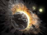 Ученые обнаружили столкновение двух экзопланет