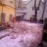 В Москве на Тверском бульваре обрушилась часть стены дома