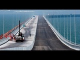 Началось строительство проезжей части моста через Керченский пролив