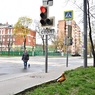 В Ржеве на пешехода упал светофор