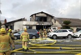 Пять человек погибло при падении самолёта на жилой район в Калифорнии
