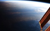 Астронавт показала Венеру во время восхода солнца