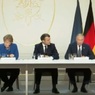Путин поговорил по телефону с Меркель и Макроном