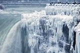 Ниагарский водопад замёрз из-за небывалых морозов