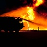 В Москве и Санкт-Петербурге прошлой ночью сгорели одиннадцать грузовиков