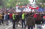 В Белграде протестующие сербы окружили дворец президента