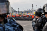 Московская полиция стягивается к месту проведения митинга