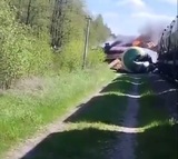 Грузовой поезд сошел с рельсов в Брянской области в результате диверсии