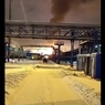 В порту Усть-Луга после взрывов произошел сильный пожар на терминале компании "Новатэк"