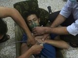 Сирийская оппозиция опубликовала видео с химатакой
